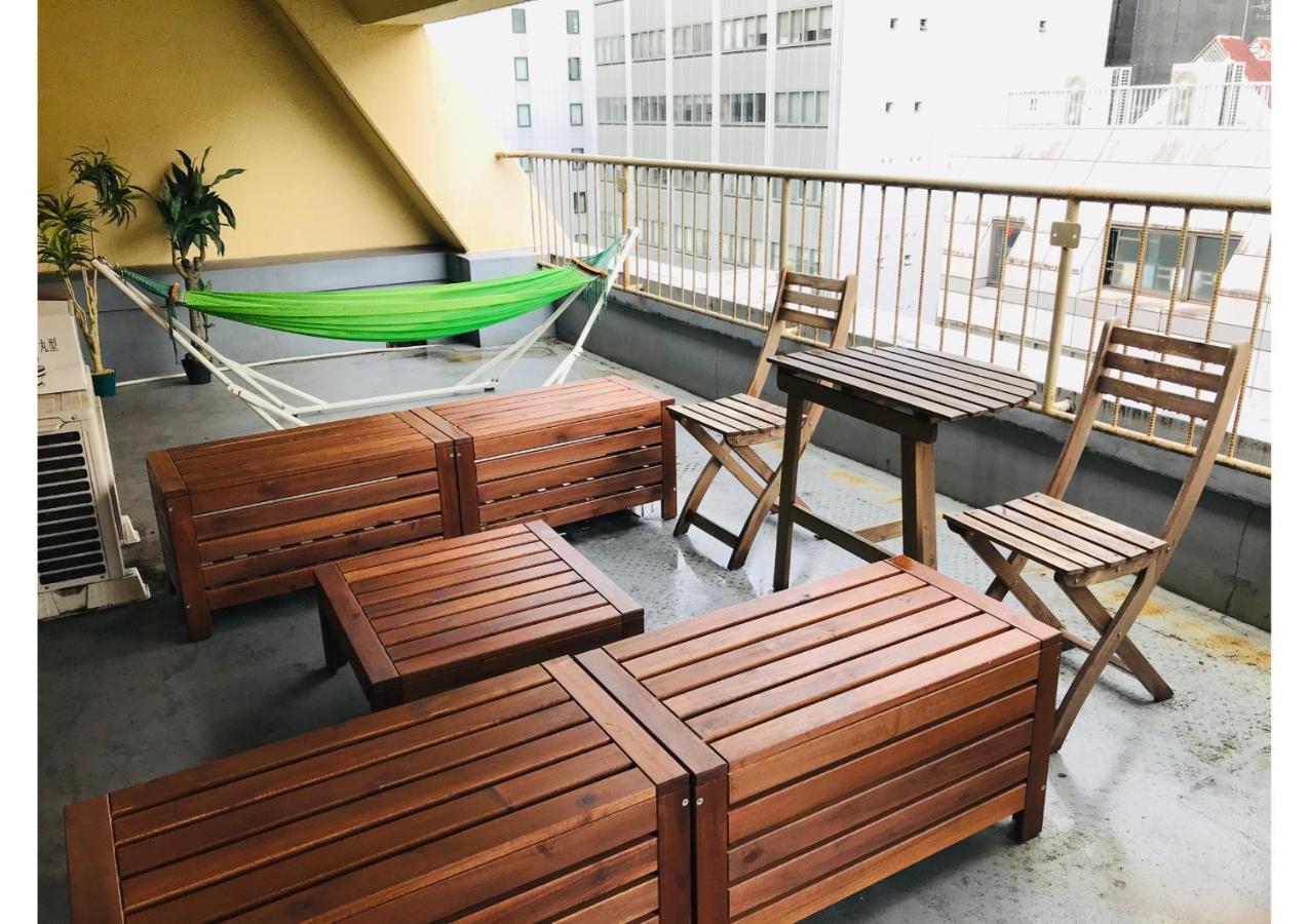 Apartemen 50 m² dengan 1 kamar tidur dan 1 kamar mandi pribadi di Shinsaibashi Osaka Bagian luar foto